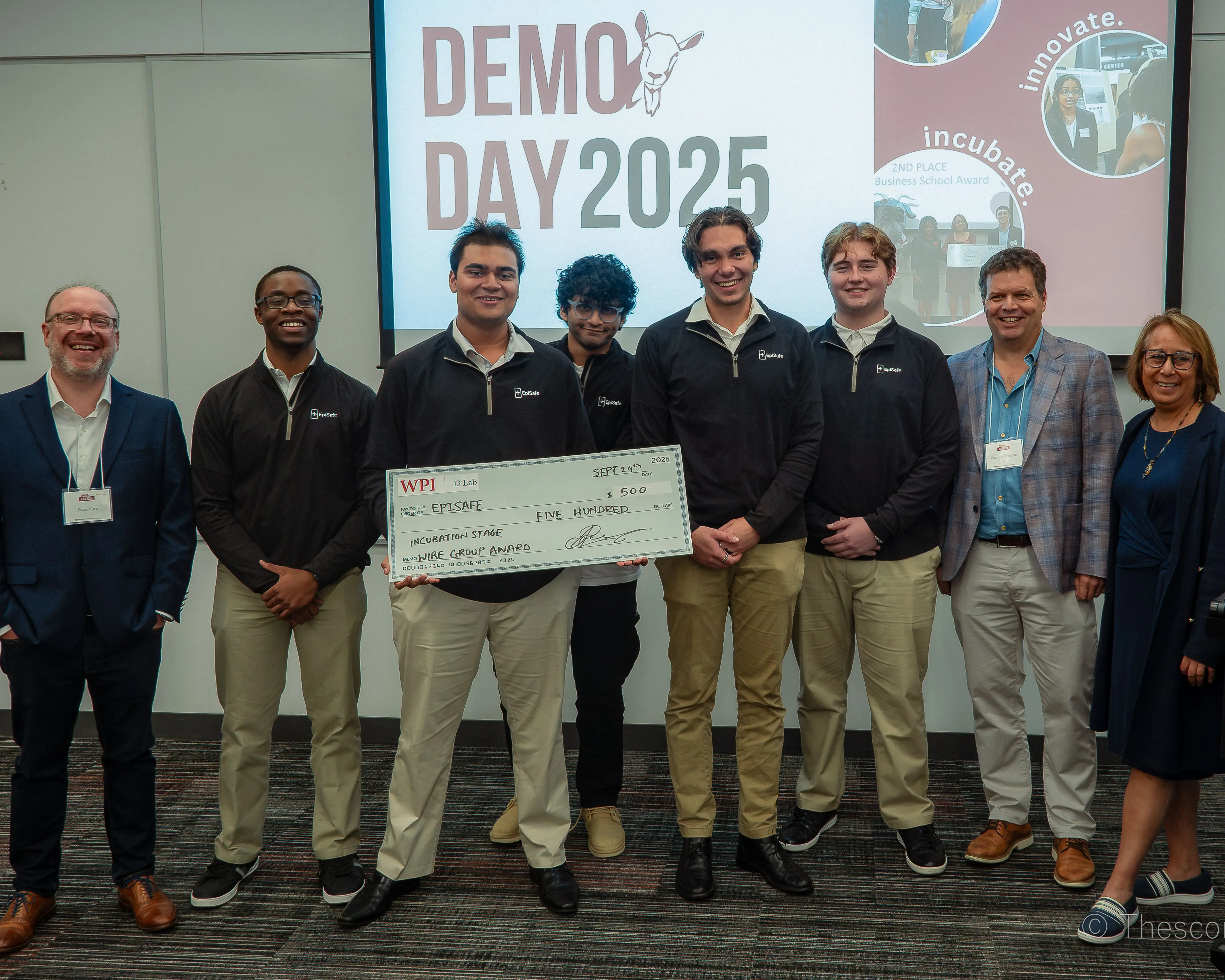 EpiSafe presenting at WPI Demo Day 2025